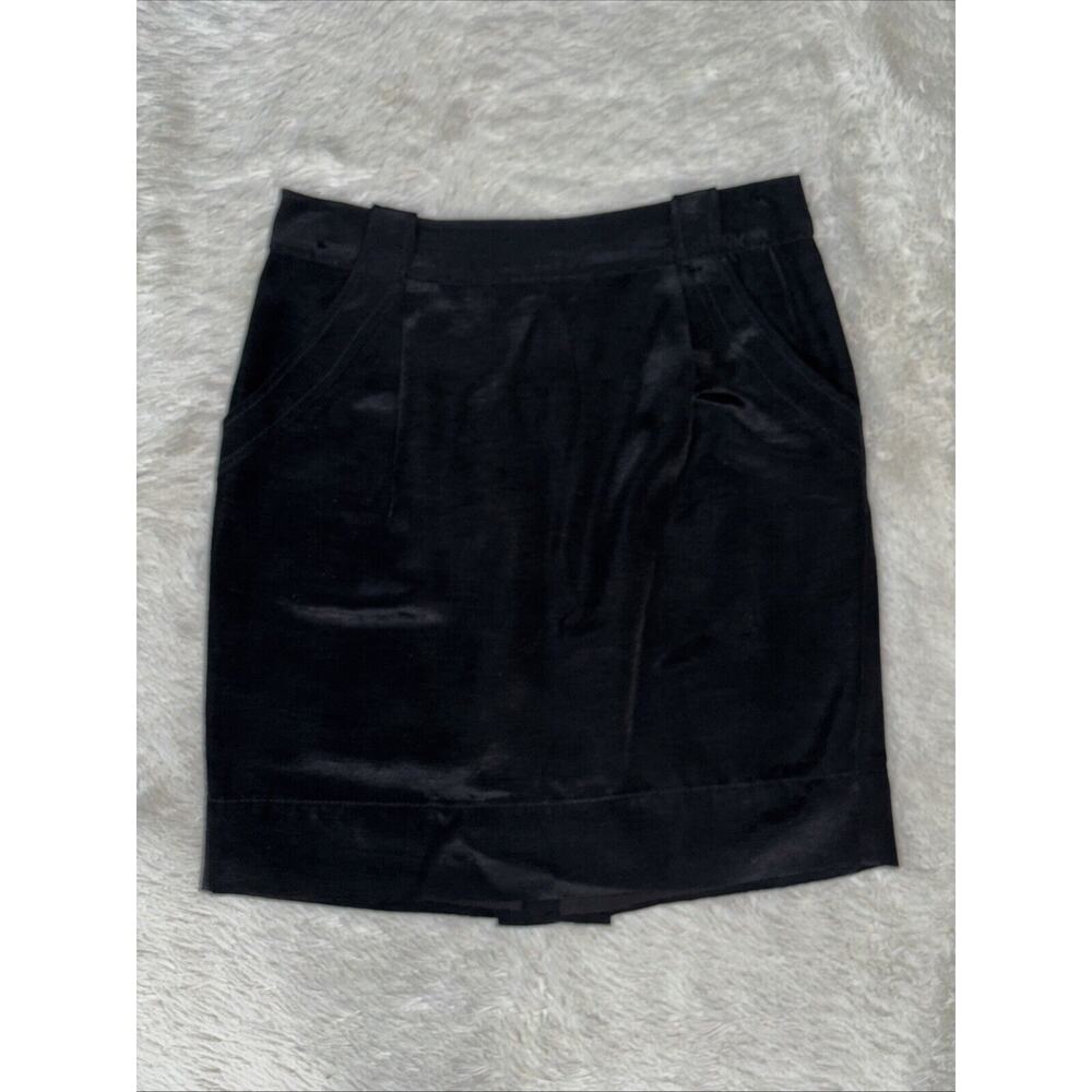 Rebecca Taylor Cotton Blend Straight Line Skirt Size 10